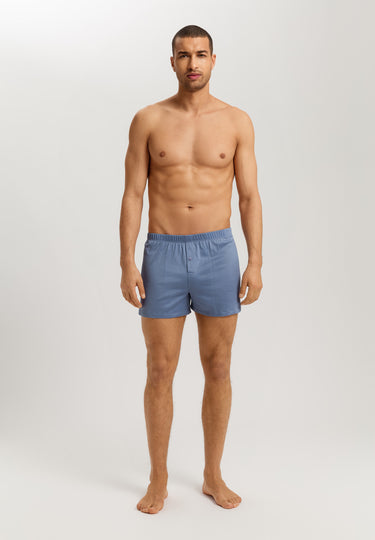 Cotton Sporty Knit Boxer With Button Fly | Dusky Aqua 73505-2586